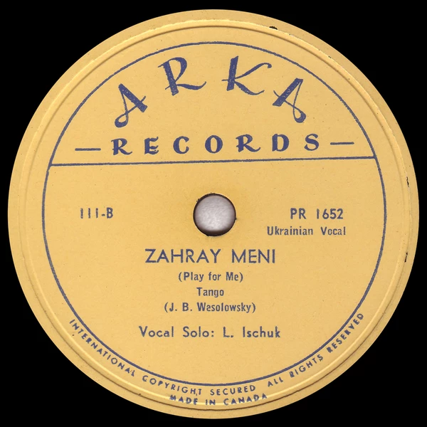 Zahray meni - Arka Records (Canada)